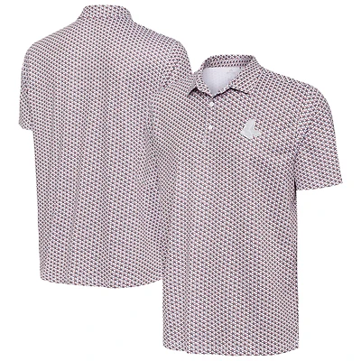 Men's Antigua White Boston Red Sox Star Polo
