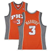 Stephon Marbury Phoenix Suns Autographed Mitchell & Ness 2003-04 Orange Alternative Swingman Jersey