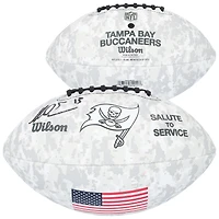 Mike Evans Tampa Bay Buccaneers Autographed Wilson 2024 Salute To Service Football