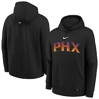 Youth Nike Black Phoenix Suns 2025/26 City Edition Club Fleece Pullover Hoodie
