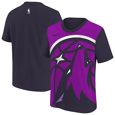 Youth Nike Purple/Navy Minnesota Timberwolves 2025/26 City Edition Max90 T-Shirt