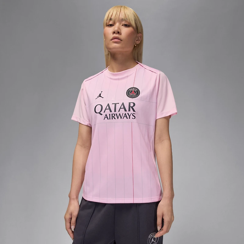Women's Nike Pink Paris Saint-Germain 2025/26 Academy Pro Pre-Match Performance Dri-FIT Top