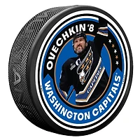 Alexander Ovechkin Washington Capitals NHL All-Time Leading Goal Scorer Screaming Eagle Name & Number Hockey Puck