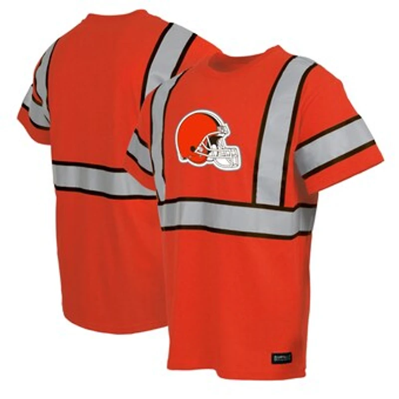 Men's Orange Cleveland Browns Safety Heavyweight T-Shirt