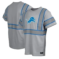 Men's Gray Detroit Lions Safety Heavyweight T-Shirt