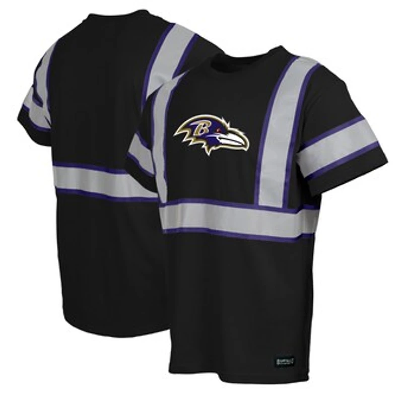 Men's Black Baltimore Ravens Safety Heavyweight T-Shirt