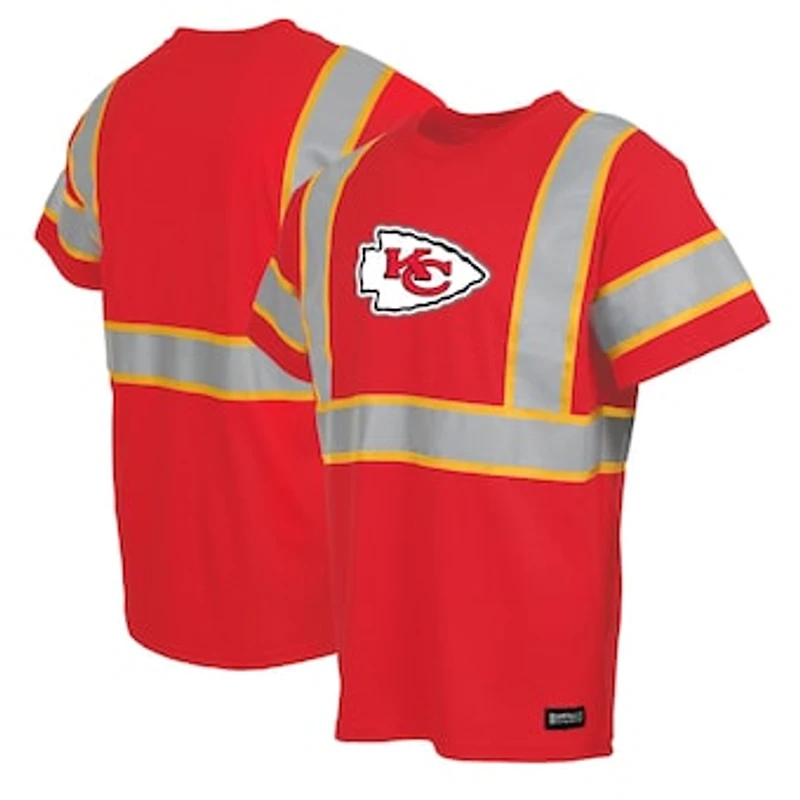 Men's Red Kansas City Chiefs Safety Heavyweight T-Shirt