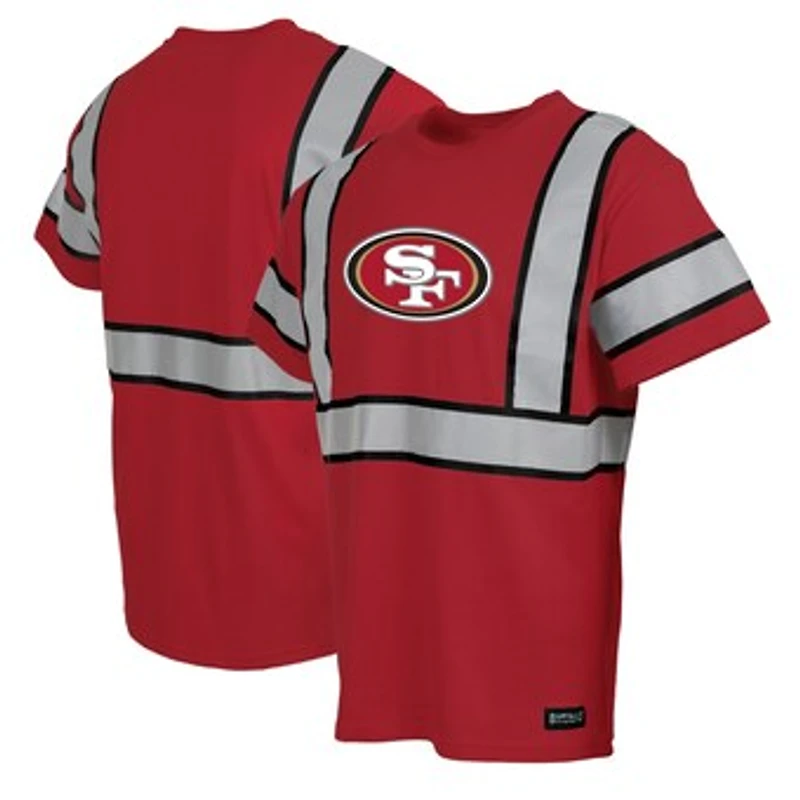 Men's Scarlet San Francisco 49ers Safety Heavyweight T-Shirt