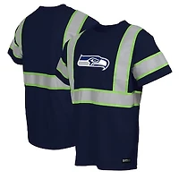 Men's College Navy Seattle Seahawks Safety Heavyweight T-Shirt