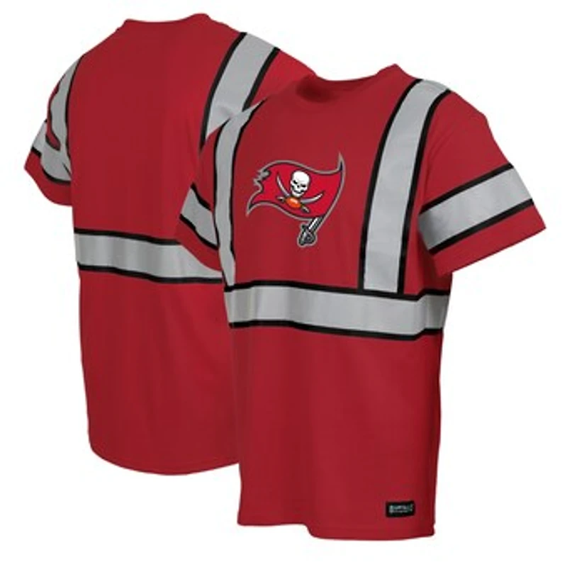 Men's Red Tampa Bay Buccaneers Safety Heavyweight T-Shirt