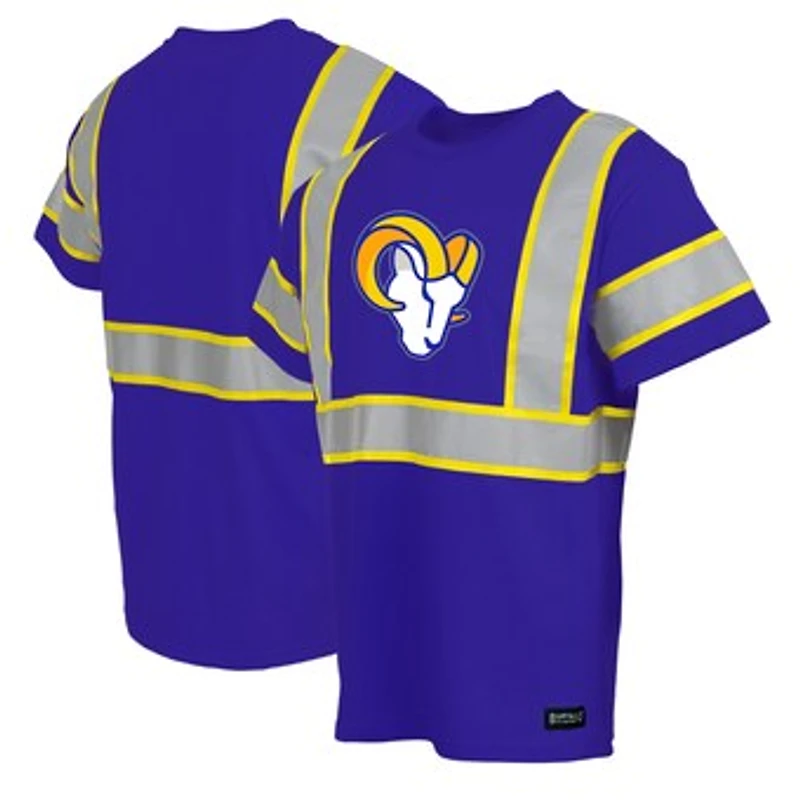 Men's Royal Los Angeles Rams Safety Heavyweight T-Shirt