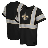 Men's Black New Orleans Saints Safety Heavyweight T-Shirt