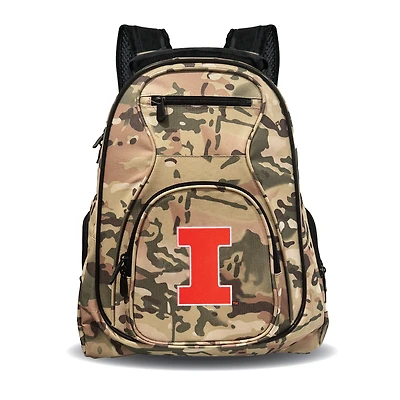 MOJO Illinois Fighting Illini 19" Camo Premium Laptop Backpack