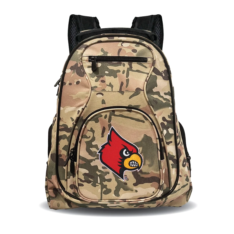 MOJO Louisville Cardinals 19" Camo Premium Laptop Backpack