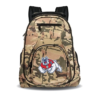 MOJO Fresno State Bulldogs 19" Camo Premium Laptop Backpack