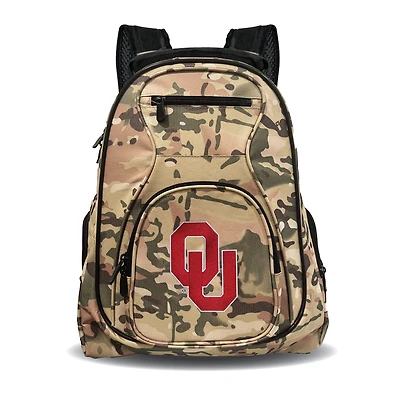 MOJO Oklahoma Sooners 19" Camo Premium Laptop Backpack