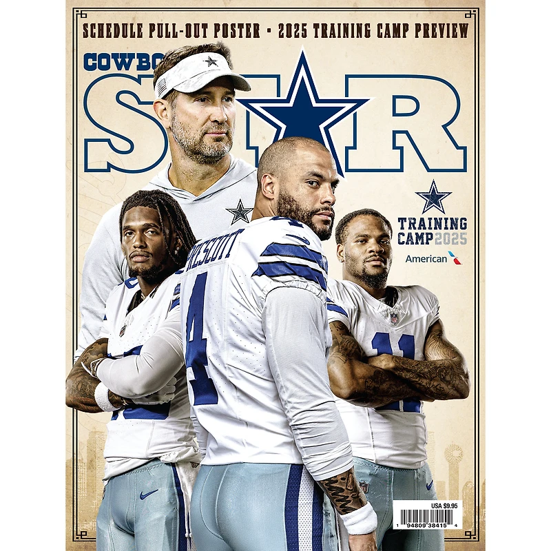 Dallas Cowboys Star Magazine 2025 Training Camp Edition
