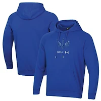 Men's Under Armour Blue St. Louis Battlehawks Rival Fleece Pullover Hoodie