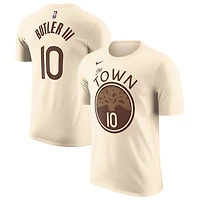 Unisex Nike Jimmy Butler III Tan Golden State Warriors 2025/26 City Edition Name & Number T-Shirt - City Edition