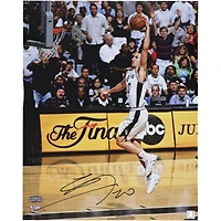 Manu Ginobili San Antonio Spurs Autographed 16" x 20" 2005 Finals Dunking Photograph