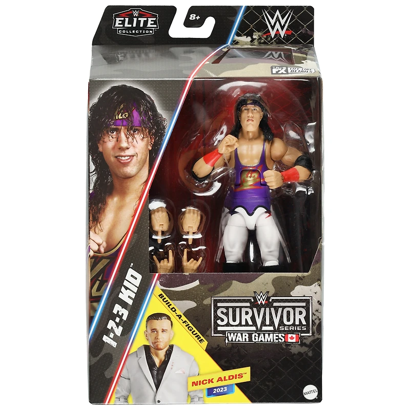 1-2-3 Kid WWE Mattel 2025 Survivor Series Elite Collection Action Figure