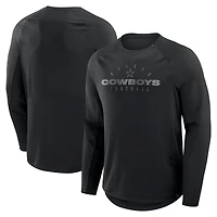 Men's Fanatics Black Dallas Cowboys Big & Tall Coverage Scheme Long Sleeve T-Shirt
