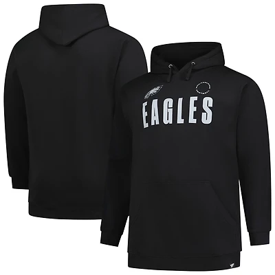 Men's Fanatics Black Philadelphia Eagles Big & Tall Chip Shot Hoodie
