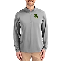 Men's Cutter & Buck Baylor Bears Virtue DryTec Quarter-Zip Pullover