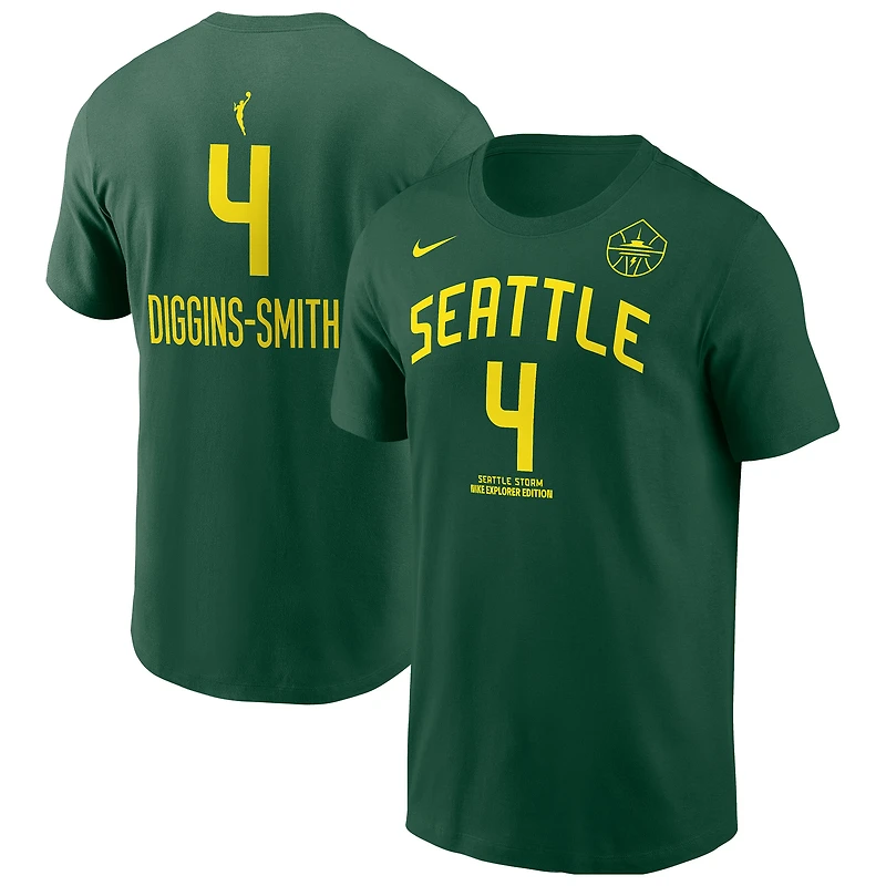Men's Nike Skylar Diggins-Smith Green Seattle Storm Explorer Edition Name & Number T-Shirt