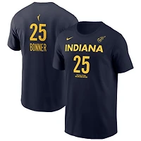 Men's Nike DeWanna Bonner Navy Indiana Fever Explorer Edition Name & Number T-Shirt