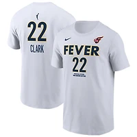 Men's Nike Caitlin Clark White Indiana Fever Heroine Edition Name & Number T-Shirt