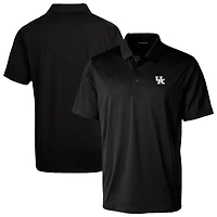 Men's Cutter & Buck Black Kentucky Wildcats Prospect Eco Textured Stretch Recycled Polo