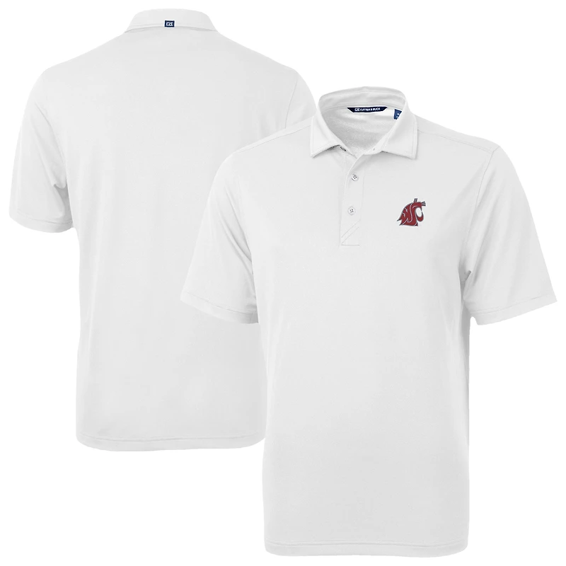 Men's Cutter & Buck Washington State Cougars Virtue Eco Pique Recycled Polo