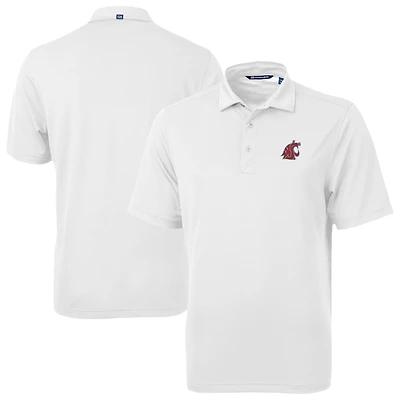 Men's Cutter & Buck Washington State Cougars Virtue Eco Pique Recycled Polo