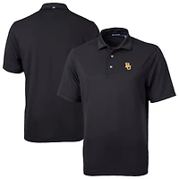 Men's Cutter & Buck Black Baylor Bears Virtue Eco Pique Recycled Polo