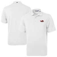 Men's Cutter & Buck White Illinois State Redbirds Virtue Eco Pique Recycled Polo
