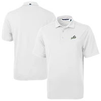 Men's Cutter & Buck White Florida Gulf Coast Eagles Virtue Eco Pique Recycled Polo