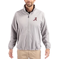 Men's Cutter & Buck Crimson Alabama Crimson Tide Charter Eco Recycled Full-Zip Jacket