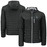 Men's Cutter & Buck Dartmouth Big Green Rainier Eco PrimaLoft Hooded Full-Zip Jacket