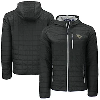 Men's Cutter & Buck UCF Knights Rainier Eco PrimaLoft Hooded Full-Zip Jacket