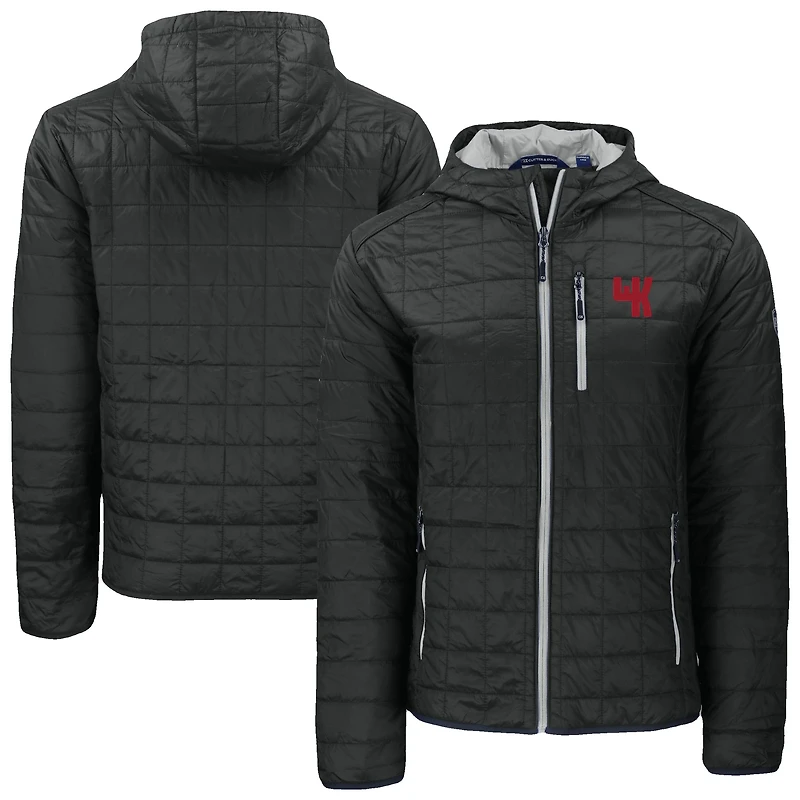 Men's Cutter & Buck Western Kentucky Hilltoppers Rainier Eco PrimaLoft Hooded Full-Zip Jacket
