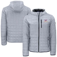 Men's Cutter & Buck Virginia Tech Hokies Rainier Eco PrimaLoft Hooded Full-Zip Jacket