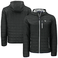 Men's Cutter & Buck Air Force Falcons Rainier Eco PrimaLoft Hooded Full-Zip Jacket