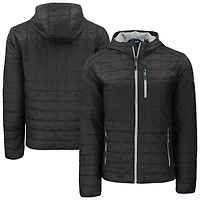 Men's Cutter & Buck Alabama Crimson Tide Rainier Eco PrimaLoft Hooded Full-Zip Jacket