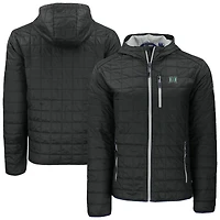 Men's Cutter & Buck Hawaii Rainbow Warriors Rainier Eco PrimaLoft Hooded Full-Zip Jacket