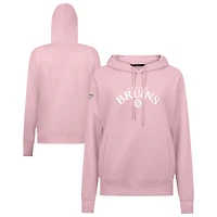 Women's Levelwear  Light Pink Boston Bruins Mother's Day Adorn Arched Pullover Hoodie