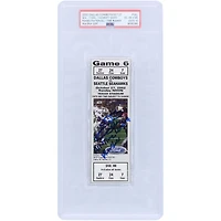 Emmitt Smith Dallas Cowboys Autographed Passes Walter Payton to become the NFL's all-time leading rusher PSA Authenticated 4/10 Ticket from October 27, 2002 with "All-Time Leading Rusher" Inscription