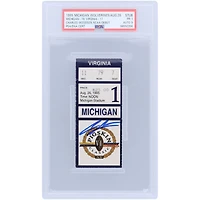 Charles Woodson Michigan Wolverines Autographed NCAA Debut PSA Authenticated 1/9 Ticket from August 26, 1995