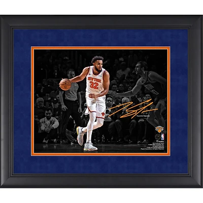 Karl-Anthony Towns New York Knicks Facsimile Signature Framed 11" x 14" Spotlight Photograph