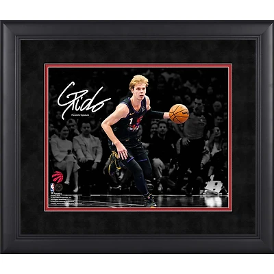 Gradey Dick Toronto Raptors Facsimile Signature Framed 11" x 14" Spotlight Photograph